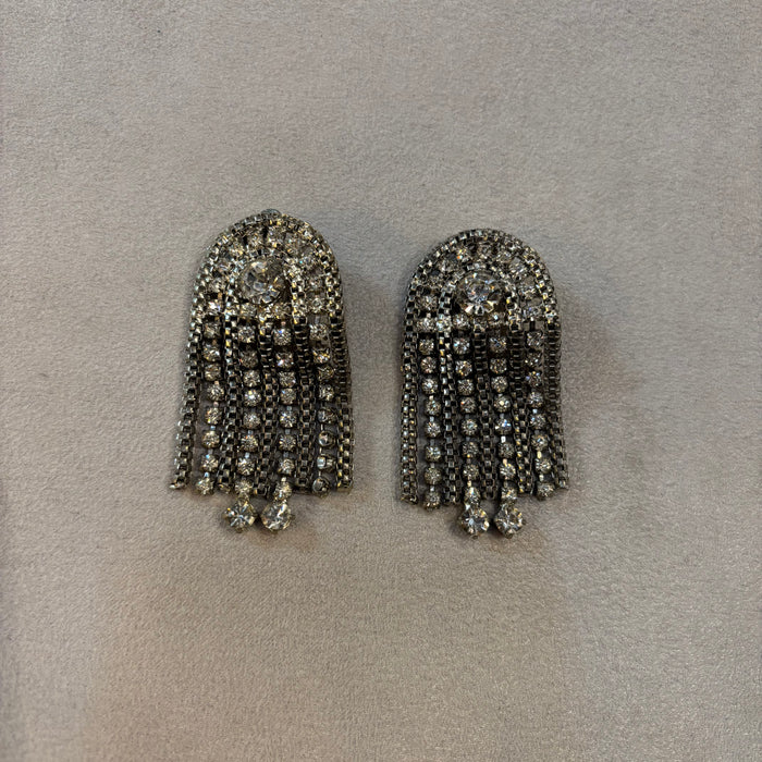 Chandelier diamante tassel Earrings