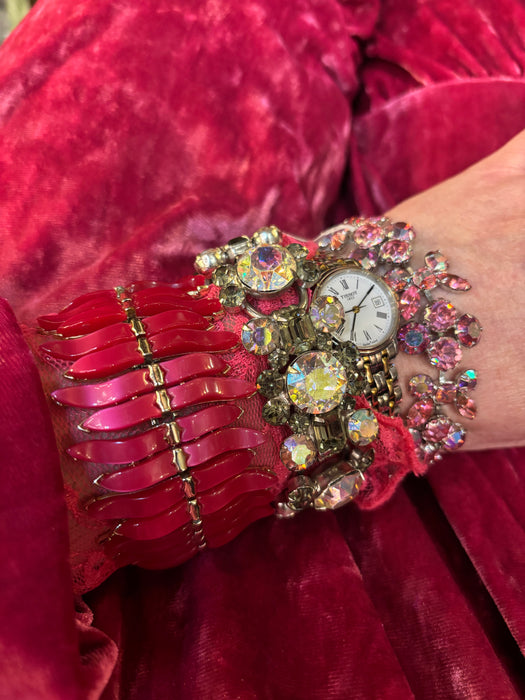 Julianna Bracelet Aurora Borealis Crystal Vintage