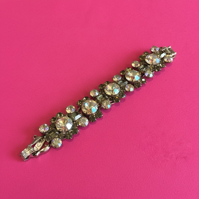 Julianna Bracelet Aurora Borealis Crystal Vintage