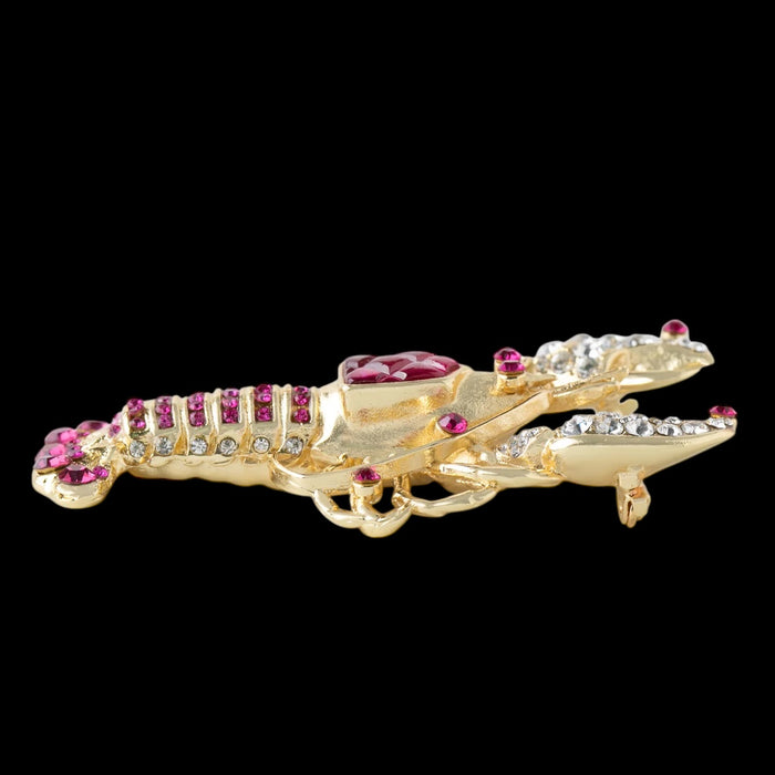 Jewelled Lobster Brooch by Bill Skinner