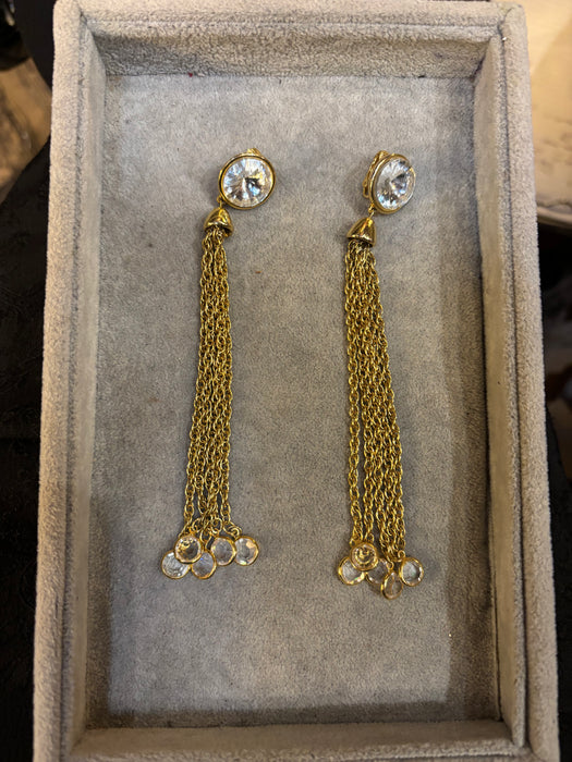 Long tassell earrings