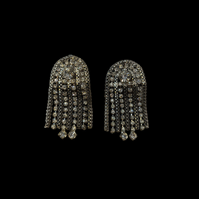 Chandelier diamante tassel Earrings