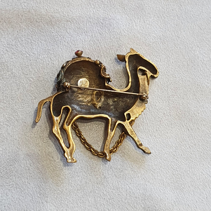 Joseff of Hollywood Vintage Camel Brooch