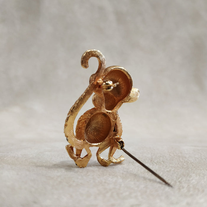 Green eyed Monkey brooch by Sphinx London - The Hirst Collection