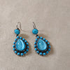 Askew London Blue Earrings Glass unsigned - The Hirst Collection