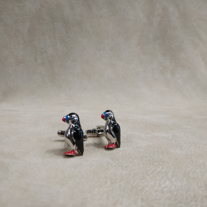 Puffin cufflinks - The Hirst Collection