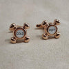 Hot Cold Water Tap Cufflinks Gold plated - The Hirst Collection