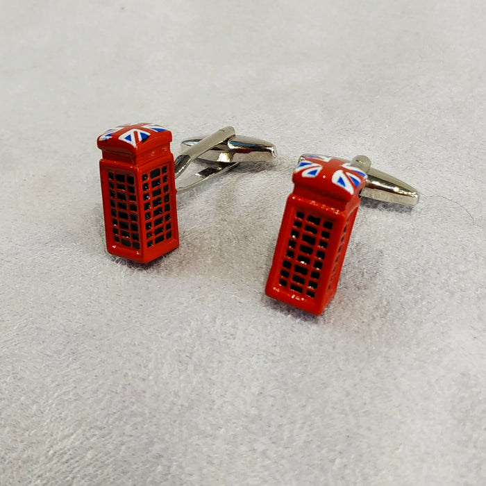 Telephone Box Cufflinks - The Hirst Collection