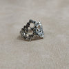 Honeycomb Ring in Silver Marcasite - The Hirst Collection