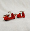 Red Scooter Cufflinks - The Hirst Collection