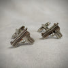 Silver Pistol Cufflinks - The Hirst Collection