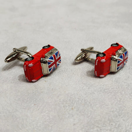Red Mini Cooper Cufflinks - The Hirst Collection
