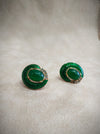 Trifari Green Earrings from the L’Orient Collection - The Hirst Collection