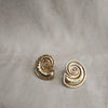 Edouard Rambaud Chunky Gold Spiral clip on earrings - The Hirst Collection