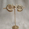 Edouard Rambaud Chunky Gold Spiral clip on earrings - The Hirst Collection