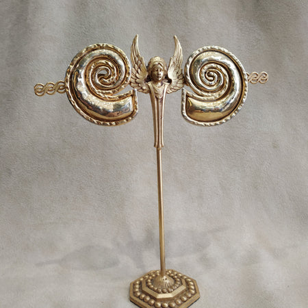 Edouard Rambaud Chunky Gold Spiral clip on earrings - The Hirst Collection