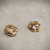 Grosse Earrings vintage Rope twist clip on earrings - The Hirst Collection