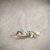 Blue Gold Vintage Bow Brooch by Givenchy Paris Gold Plated - The Hirst Collection