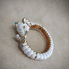 Kenneth Jay Lane White Elephant Bracelet - The Hirst Collection