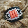 Kenneth Jay Lane Art Deco Coral Black Enamel Cuff Bracelet - The Hirst Collection