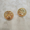 Alexis Kirk Vintage Gold Round Clip on Earrings - The Hirst Collection