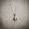 Sparkly Mother of Pearl Marcasite Star Necklace - The Hirst Collection