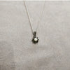 Pearl Flower Marcasite silver small pendant - The Hirst Collection