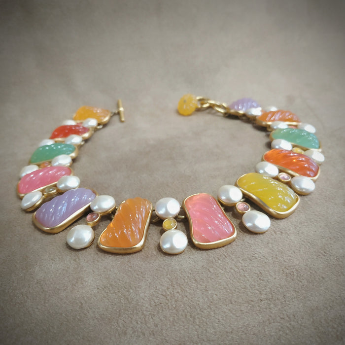 Anne Klein Statement Multicoloured Necklace - The Hirst Collection