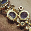 Schiaparelli Leafy Purple Pink Vintage Bracelet - The Hirst Collection