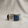 Yves Saint Laurent Silver Blue Bracelet with Dichroic Glass - The Hirst Collection