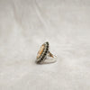 Cameo Ring Silver Freshwater Pearl Marcasite - The Hirst Collection