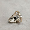 Art Deco Ring with Black Onyx and Marcasite Swirly - The Hirst Collection