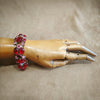 Weiss Red Vintage Glass Bracelet - The Hirst Collection