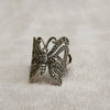 Butterfly Ring Silver Marcasite - The Hirst Collection