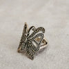 Butterfly Ring Silver Marcasite - The Hirst Collection