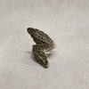 Leaf Ring Silver Marcasite - The Hirst Collection