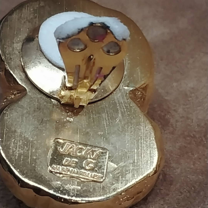 Jacky De G Chunky Vintage Chucky  Clip on earrings - The Hirst Collection