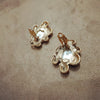Guy Laroche Baroque pearl glass earrings - The Hirst Collection