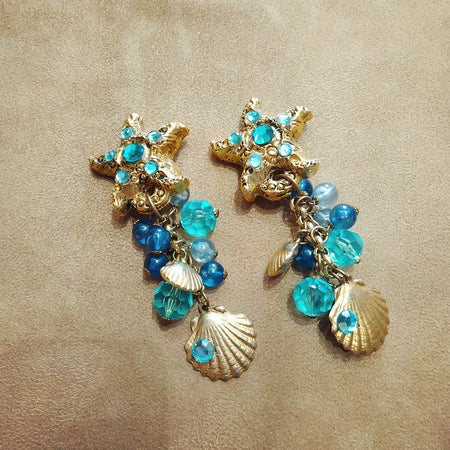 Ocean Sealife chandelier earrings - The Hirst Collection