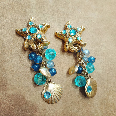Ocean Sealife chandelier earrings - The Hirst Collection