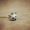 Kitten Head necklace by And Mary in porcelaine - The Hirst Collection
