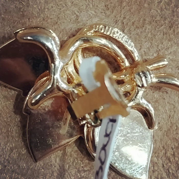Boucher Gold Leafy Vintage earrings