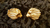 Vintage YSL Yves Saint Laurent Earrings Large Gold Lions - The Hirst Collection