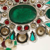 Vintage 1960 Christian Dior Necklace triple row glass bead and pearl necklace - The Hirst Collection