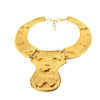 Egyptian Style Bib Gold Necklace by Alexis Kirk - The Hirst Collection