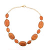 Amber Crystal Necklace Pebbles by JCM London - The Hirst Collection