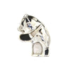 Silver Panda Brooch Marcasite Black Onyx Mother of Pearl - The Hirst Collection