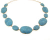 Turquoise Blue Necklace Rococo Pebbles by JCM - The Hirst Collection
