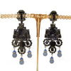 Statement Blue Vintage Earrings by Larry Lawrence Vrba - The Hirst Collection