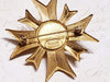 Vintage Miriam Haskell Gold and Pearl Maltese Cross Brooch Signed - The Hirst Collection